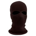 thumbnail image 1 of 1-Hole Knitted Ski Mask Winter Balaclava Full Face Cover For Winter Outdoor Sports, Warm And Breathable Face Protection With Exposed Eyes And Mouth, Suitable For Cycling, 1 of 4