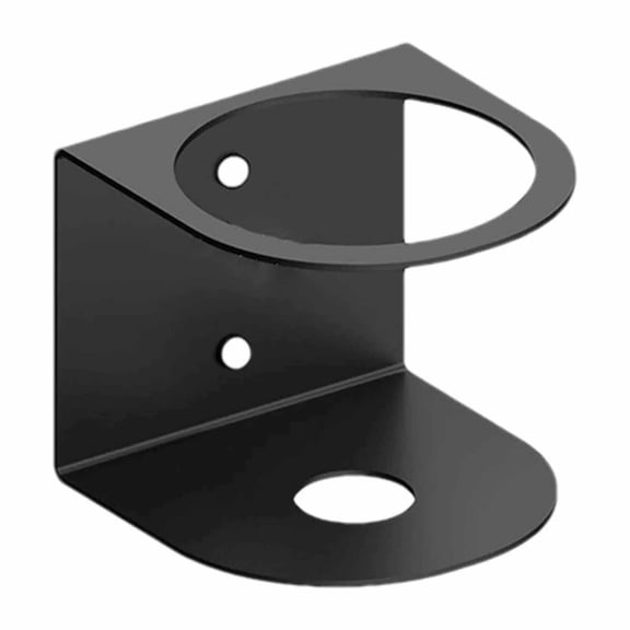 1-Hole Wall-Mounted Spray Bottle Rack – Heavy-Duty Metal Organizer Holder for Cleaning Supplies, Paint Bottles, and Garage Storage, Space-Saving Wall Mount for Home & Workshop