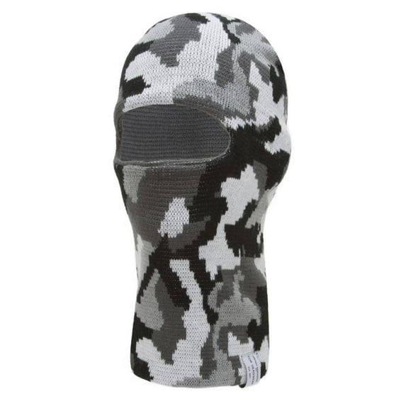 1 Hole Winter Ski Mask - City Camo