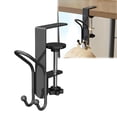 thumbnail image 1 of 1 Hook Metal Desk Holder Hanger Desk Cable Management Undertable Storage for Headphones Bags Keys, 1 of 5