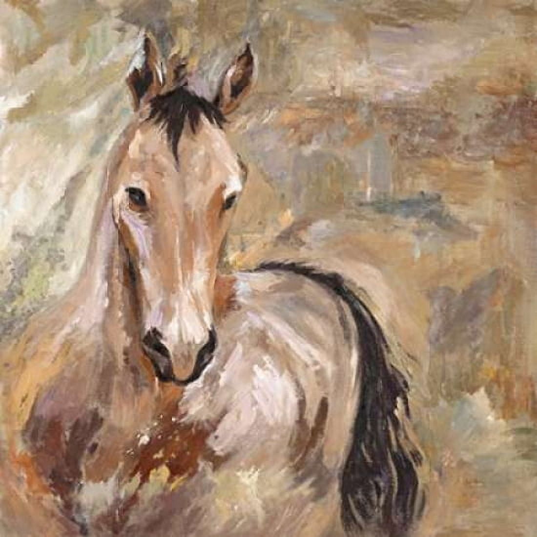1 Horse Canvas Art - Art Atelier Alliance (24 x 24)