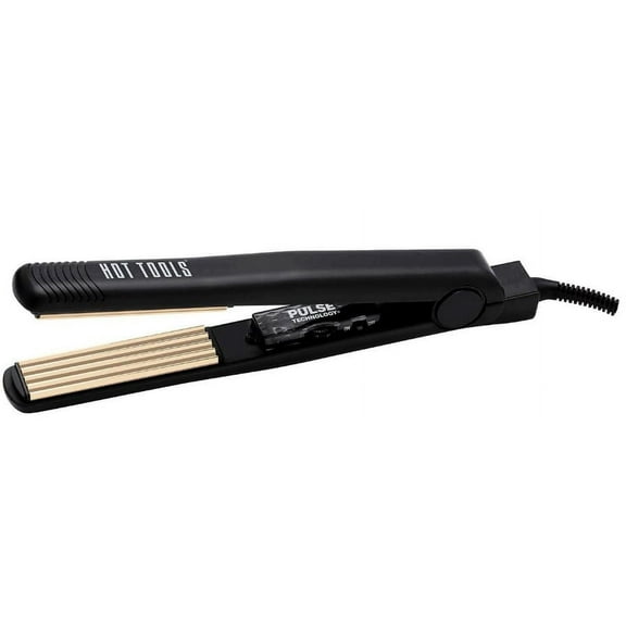 1", Hot Tools Salon Micro Crimper Hair - Pack of 1 w/ Sleekshop Teasing Comb