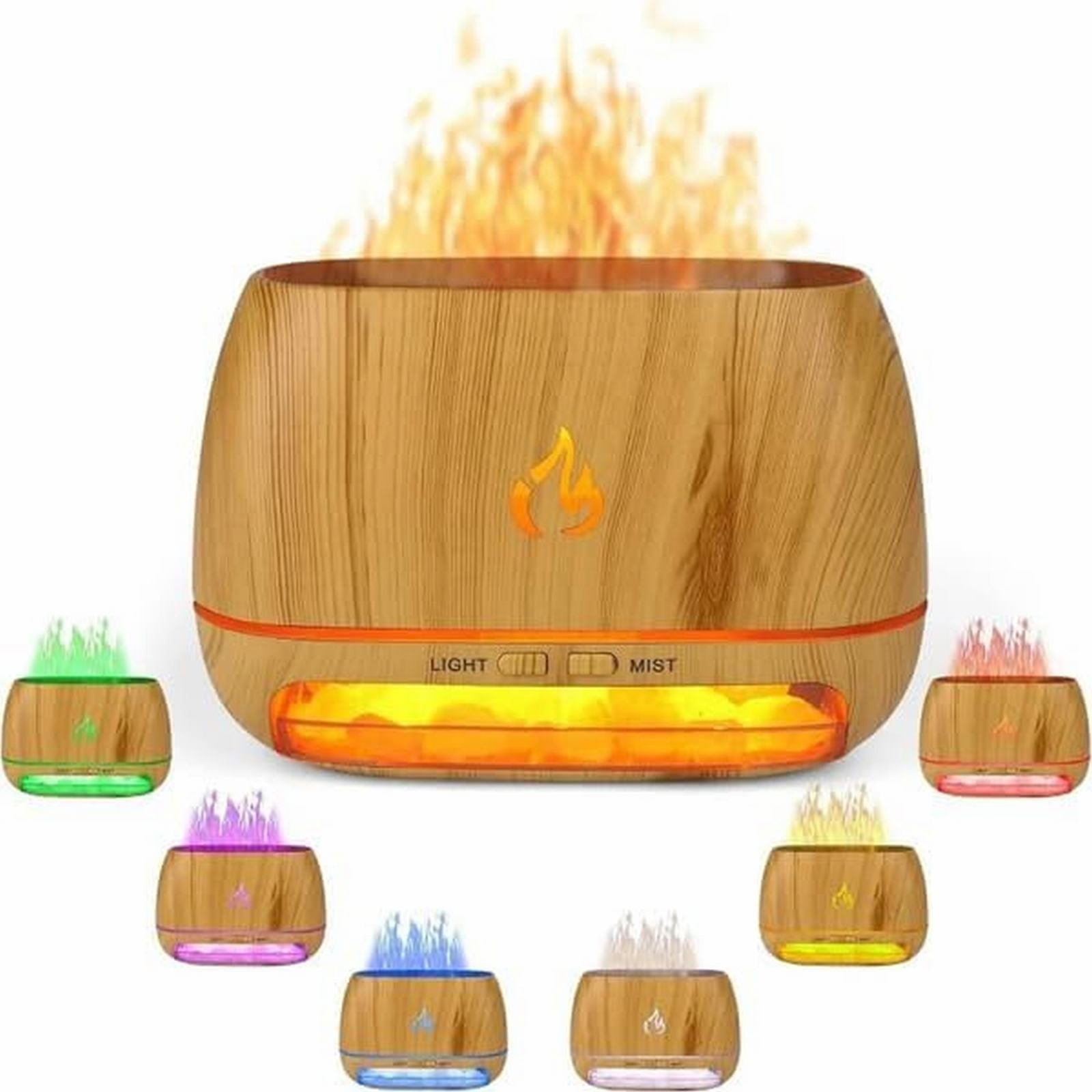 1*Humidifier+1*Data Cable Clearance! 3 in 1 Himalayan Salt Rock Scent ...