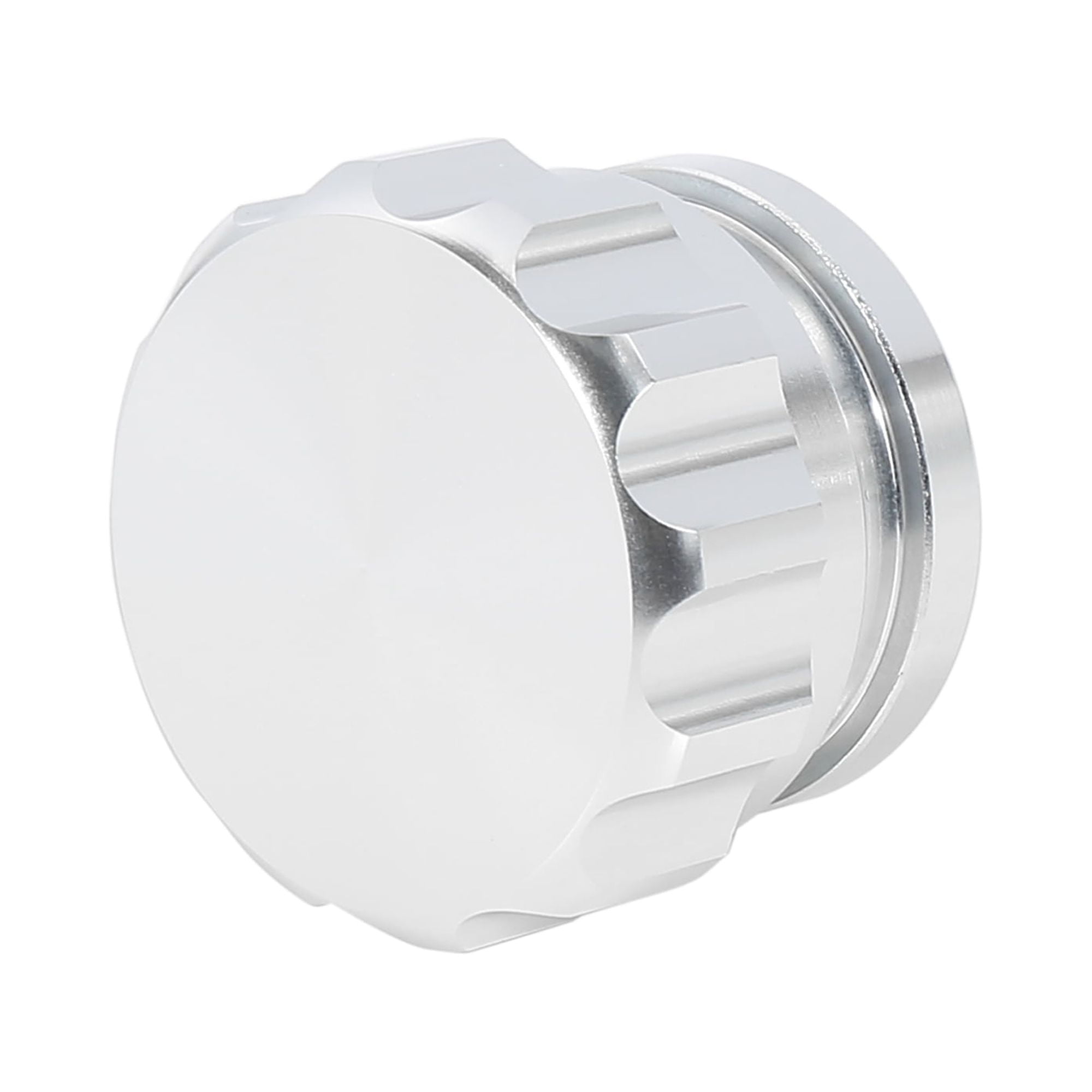 1.5 Inch Aluminum Weld-On Fuel Filler Neck Cap – Natural Silver For Tanks & Sumps