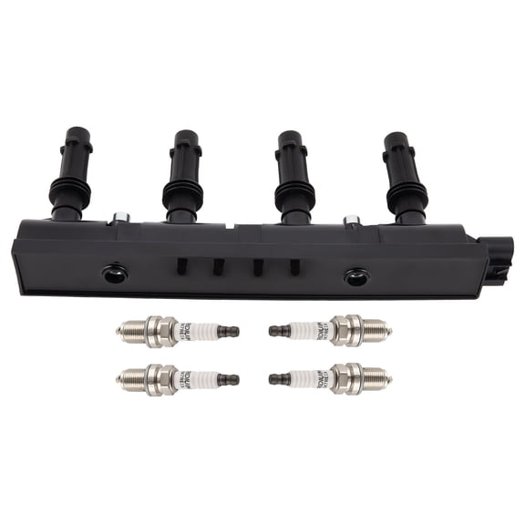1 Ignition Coil UF669 & 4 Iridium Spark Plug XP3922 Set for Buick Encore, Chevrolet Cruze, Sonic, Trax, Volt 1.4L L4 Turbo Engine Ignition System Replacement