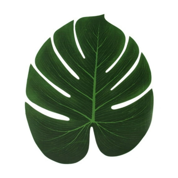 1*Imitation Hawaiian Leaf Clearance! Imitation Tropical Leaves Ideal for Luau Parties Jungle and Beach Themed Decor for Barbecue Parties Table Decoration