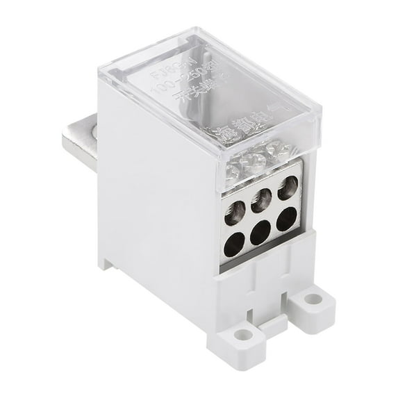 1 In 6 Out DIN Rail Terminal Block, Distribution Block for Circuit Breaker
