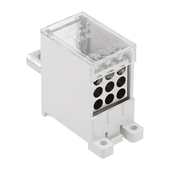1 In 9 Out DIN Rail Terminal Block, Distribution Block for Circuit Breaker