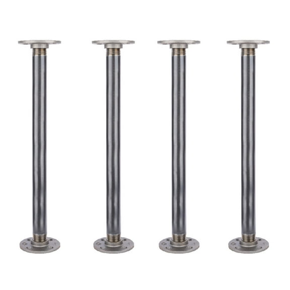1 In X 18 In Pipe Table Legs - 4 Pack