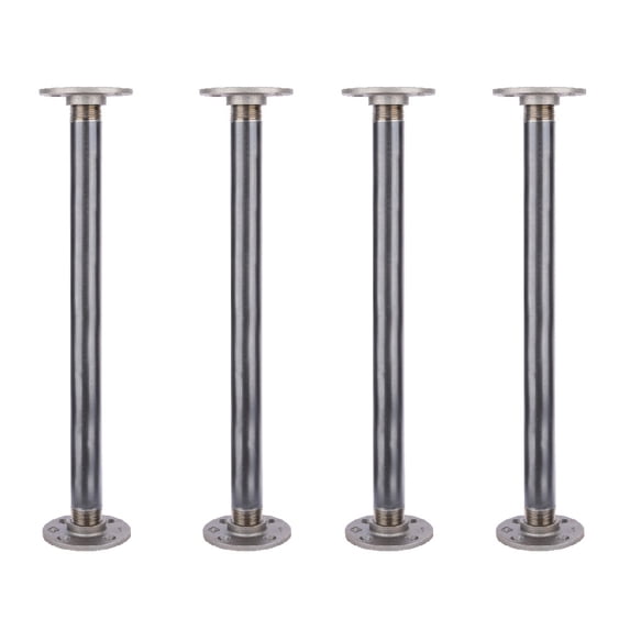 1 In X 18 In Pipe Table Legs - 4 Pack