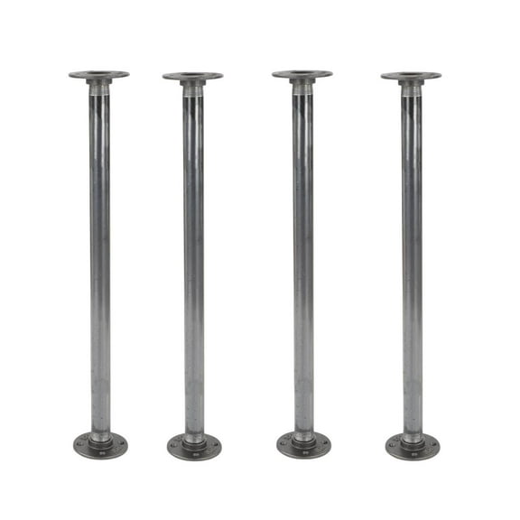 1 In X 30 In Pipe Table Legs - 4 Pack