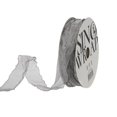 thumbnail image 1 of 1 Inch 20 Yard Sheer Organza Ribbon Shimmer Chiffon Tulle Ribbons Grey for Gift Wrapping Floral Bouquet Wedding, 1 of 6