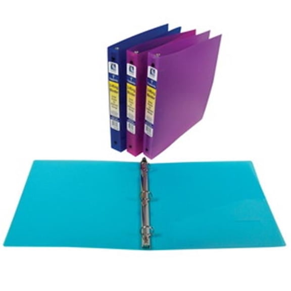 1-Inch 3-Ring Poly Binder - Clear - 1 Inch - Durable Acid-Free Storage