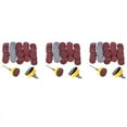 thumbnail image 1 of 1 Inch 300 Pcs Sanding Discs Pad Kit Round Sandpaper Hook Loop Sander Backer, 1 of 7
