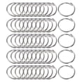 Unique Bargains, Loose Leaf Binder Rings, 1 Inch, Steel, Silver ...