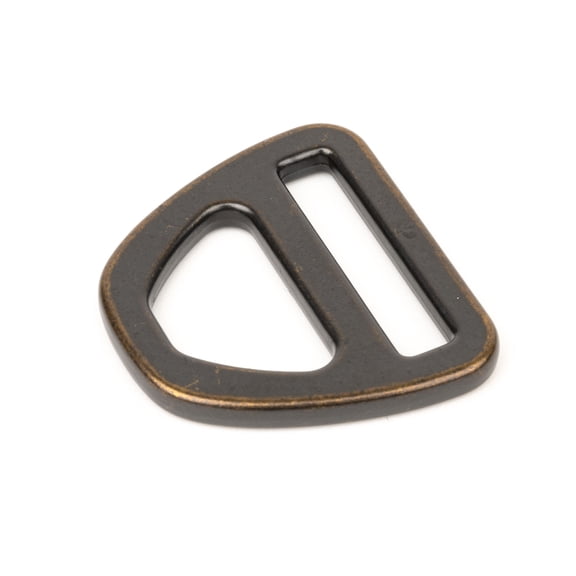 Country Brook Design® 1 Inch Aged Bronze Double Bar D-Rings, 25 Pack