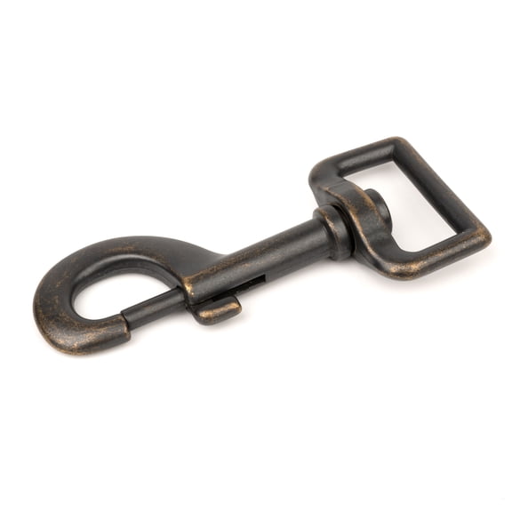 Country Brook Design® 1 Inch Aged Bronze Swivel Snap Hooks, 10 Pack