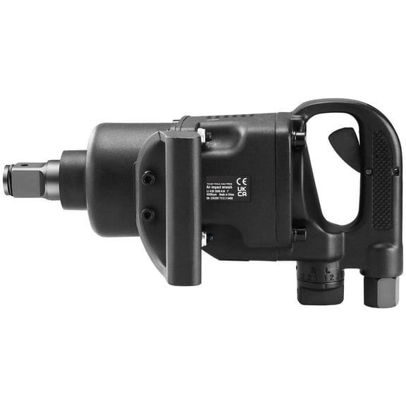 1 Inch Air Impact Wrench - 2730 ft-lbs Pneumatic Impact Gun - Heavy Duty 1" Air Wrench - Twin Hammer - Lightweight - w/ 2 Handles for Truck & Vehicle Repair