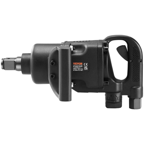 1 Inch Air Impact Wrench 2730 ft-lbs Reverse Torque Pneumatic Impact Gun Lightweight with 2 Handles for Heavy Duty Repairs