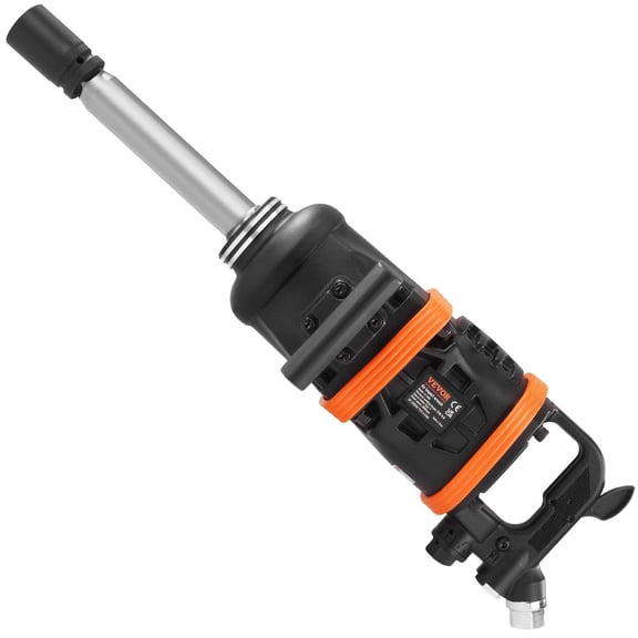 1 Inch Air Impact Wrench, 5175 ft-lbs Max Torque, Heavy Duty Pneumatic Impact Gun with 8 Inch Anvil for Truck & Bus Repairs