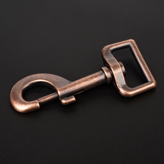 Country Brook Design® 1 Inch Antique Copper Swivel Snap Hooks, 10 Pack