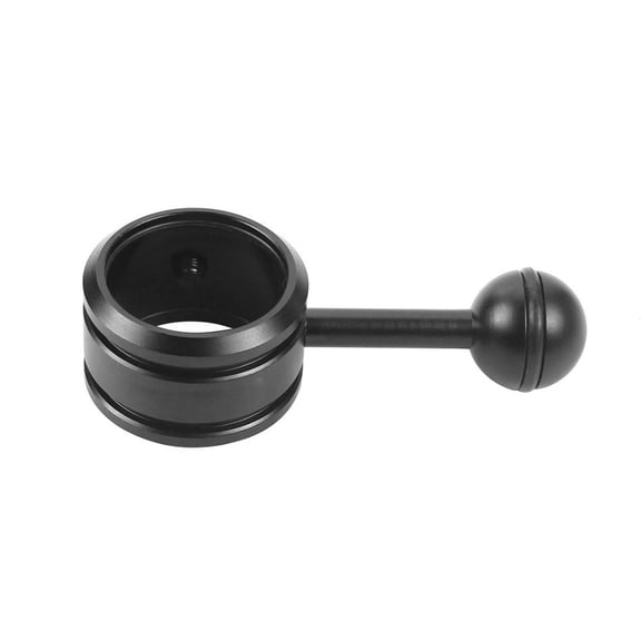 1 Inch Ball Head Adapter Adjustable Screw Fixed Mount Flashlight Holder Underwater Clamp Mount Diving Bracket Tray Light Clamp