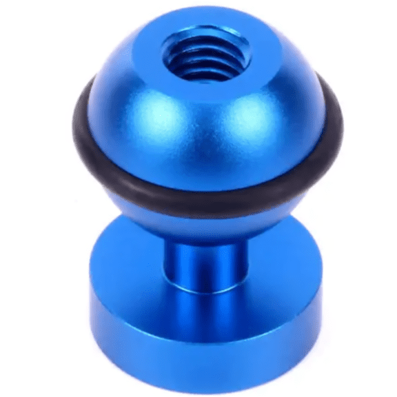 1-Inch Ball Head Mount for GOPRO Cameras, Aluminium Oxide Design with 360-Degree Rotation for Photography Enthusiasts