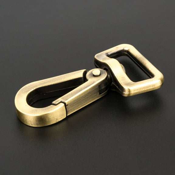 Country Brook Design® 1 Inch Brushed Brass Designer Purse Lobster Clasp Swivel Snap Hook, 25 Pack