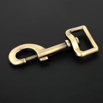 Country Brook Design® 1 Inch Brushed Brass Swivel Snap Hooks, 10 Pack