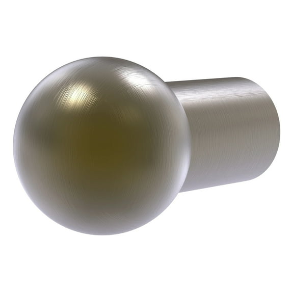 1 Inch Cabinet Knob - Antique Brass