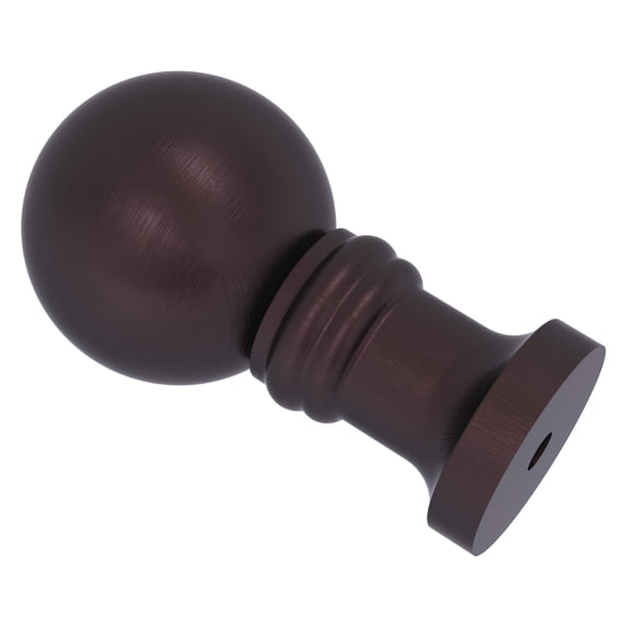 1 Inch Cabinet Knob - Antique Bronze