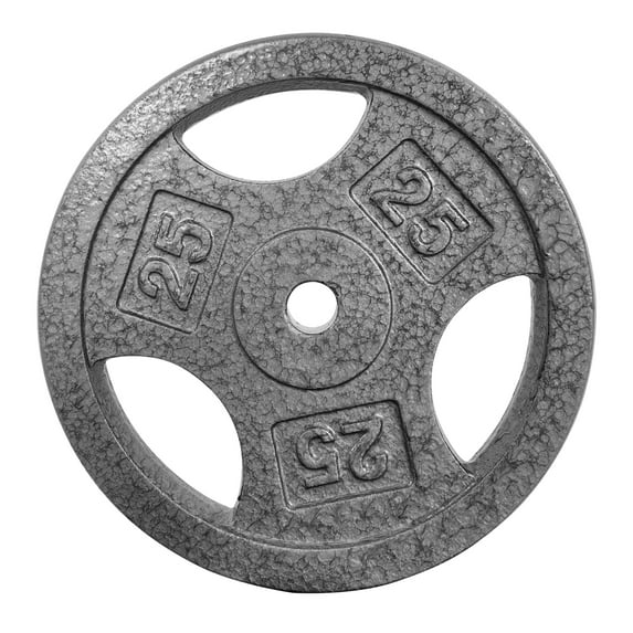 1-Inch Cast Iron Standard Weight Plate for Weightlifting – Strength Training Plate for Home Gym, Barbell (Multiple Weights Available: 2.5LB, 5LB, 10LB, 25LB, 35LB)