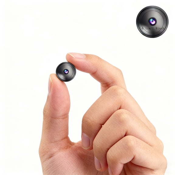 Only 1 Inch Compact Audio Recorder with Built-in Camera, HD Video & Audio Recorder for Daily Use, Portable Wearable Mini Voice Recorder with Video Recording