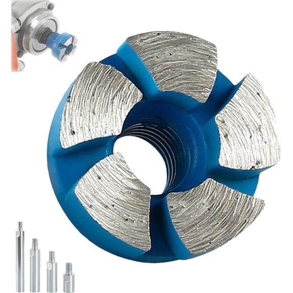 1 Inch Durable Mini Flat Grinding Head, Precision Diamond Flat Grinding Head for Angle Grinder Tool, Rotary Tool for Bottom Cleaning, Flattening, Deburring, And Surface Renovation