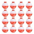 thumbnail image 1 of Uxcell 1" Fishing Bobbers 16 Pack Plastic Push Button Round Fishing Float, 1 of 7