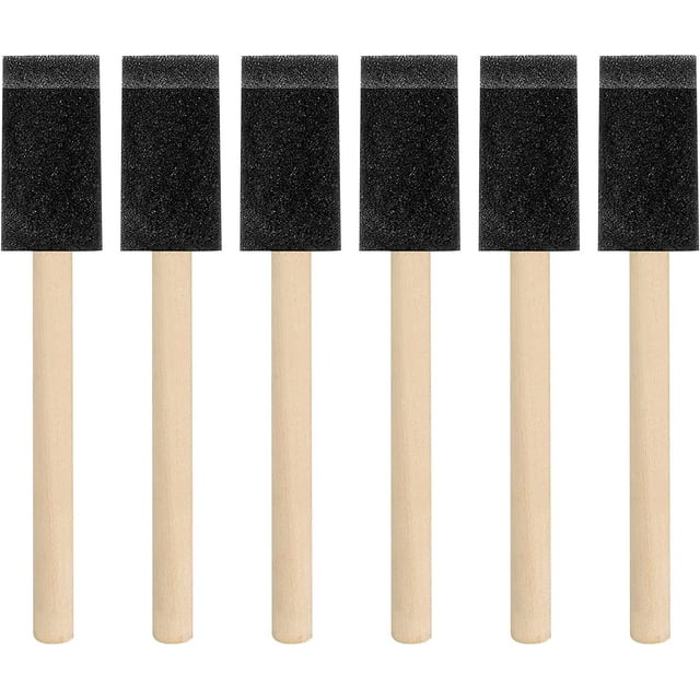 1 Inch Foam Brush Small Foam Paint Brush Sponge Painting Brushes Tool