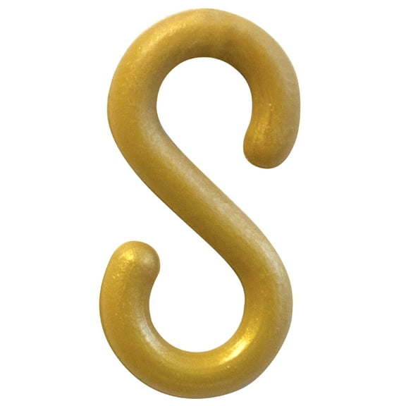 1 Inch Gold S-Hooks (10 Pk)