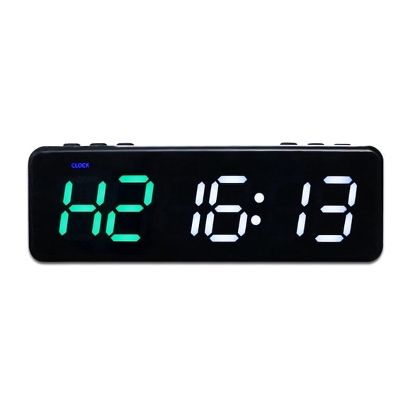 1 Inch Gym Timer Interval Timer,Bluetooth APP Control Battery Powered Workout Fitness Clock,Countdown/UP