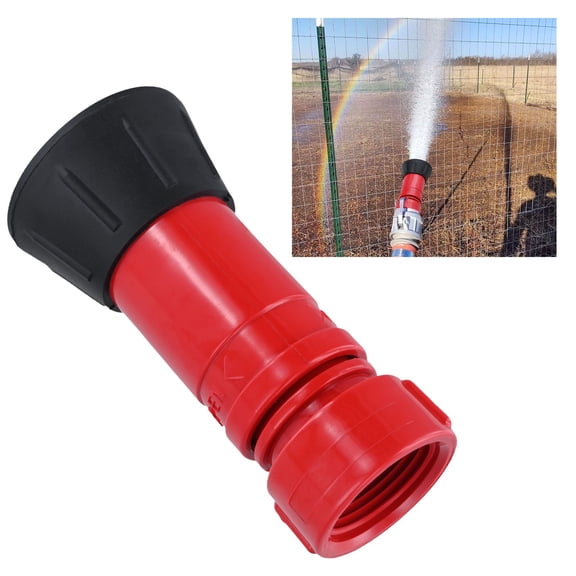 1 Inch Heavy Duty Fire Hose Nozzle High Pressure Pump Sprinkler for Industrial Firefighting Landscaping Irrigation Fangkenuo