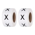 thumbnail image 1 of 1 Inch Letter-X Inventory Labels, 500Pcs Letter Stickers Round Circle Dots Labels Semi-Gloss Adhesive Stickers for Home Organization Office Storage, Black (2 Roll), 1 of 7