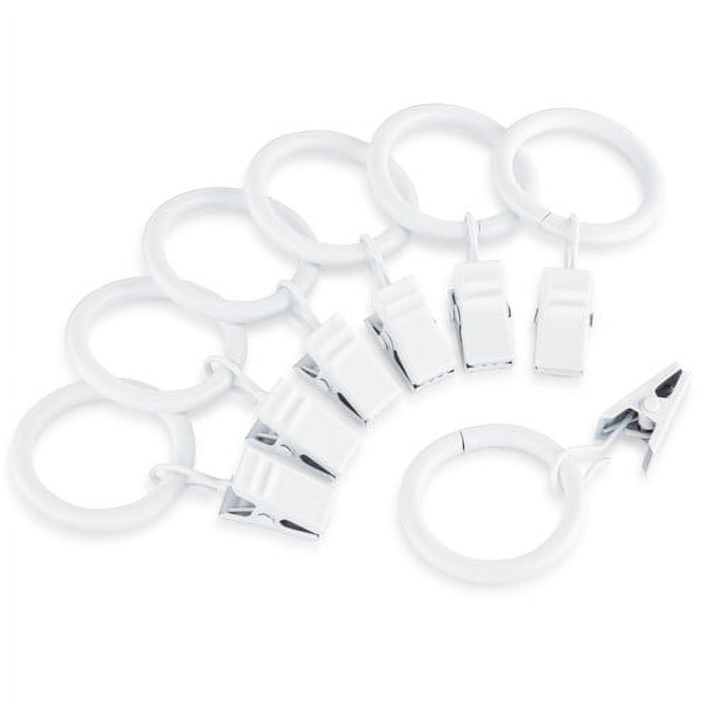 1 Inch Metal Curtain Clip Rings, Set of 20