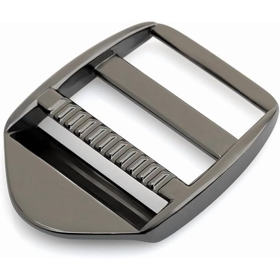1 Inch Metal Ladder Lock Tri-Glide Tension Lock Slide Buckle for Adjustable Backpack Strap 4pcs SC08 (Gunmetal)