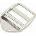 thumbnail image 1 of 1 Inch Metal Ladder Lock Tri-Glide Tension Lock Slide Buckle for Adjustable Backpack Strap 4pcs SC08 (Silver), 1 of 7