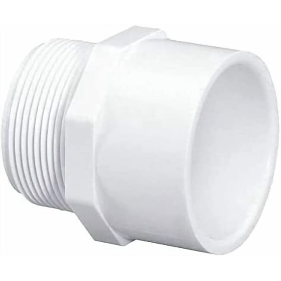 1 Inch PVC Male Adapter Pipe Fitting - SCH 40 PVC Fittings 1 Inch MNPTx ...