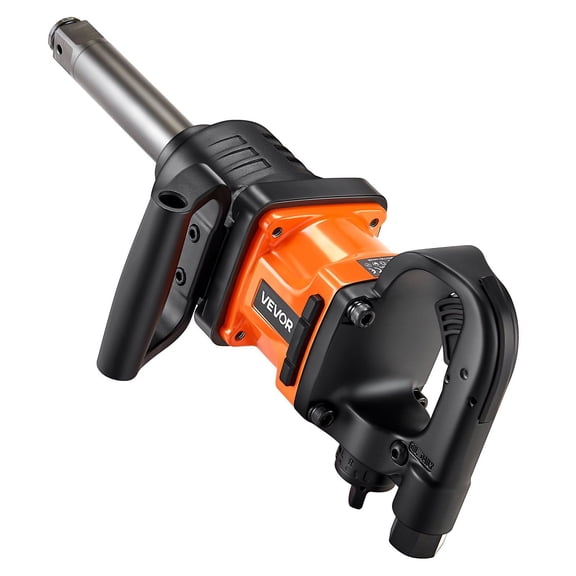 1 Inch Pneumatic Impact Wrench 1800 Ft Lbs Torque Lightweight 18.7 Lbs Portable 6 Inch Extended Anvil for Heavy Duty Repairs