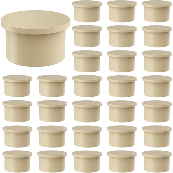 1 Inch Pool Cover for Fence Hole Deck Patio Ground Pool Fence Hole Cap(Fit Standard 1" Diameter Holes), 30 Pcs