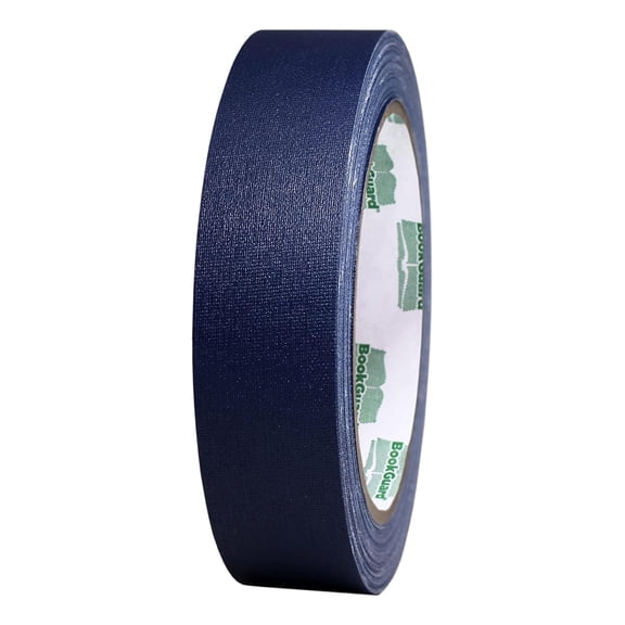 1 Inch Premium Bookbinding Repair Cloth Tape, 15 Yard Roll, Navy Blue
