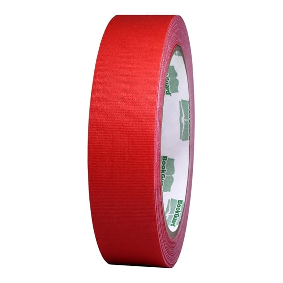 1 Inch Premium Bookbinding Repair Cloth Tape, 15 Yard Roll, Red