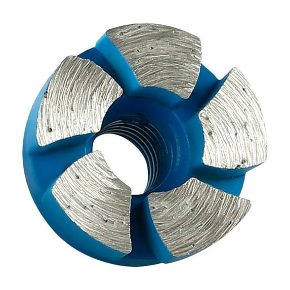 1 Inch Flat Grinding Head - Diamond Coated Angle Grinder Attachment for Concrete, Stone, Cement & Cobblestone - Professional Grade Grinding & Polishing Tool