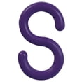 thumbnail image 1 of 1 Inch Purple S-Hooks (10 Pk), 1 of 9
